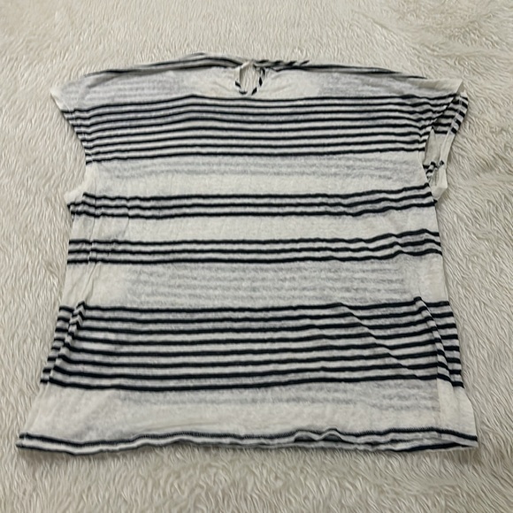 Lucky brand white blue striped plus size top size 3x new with tag - Picture 5 of 5